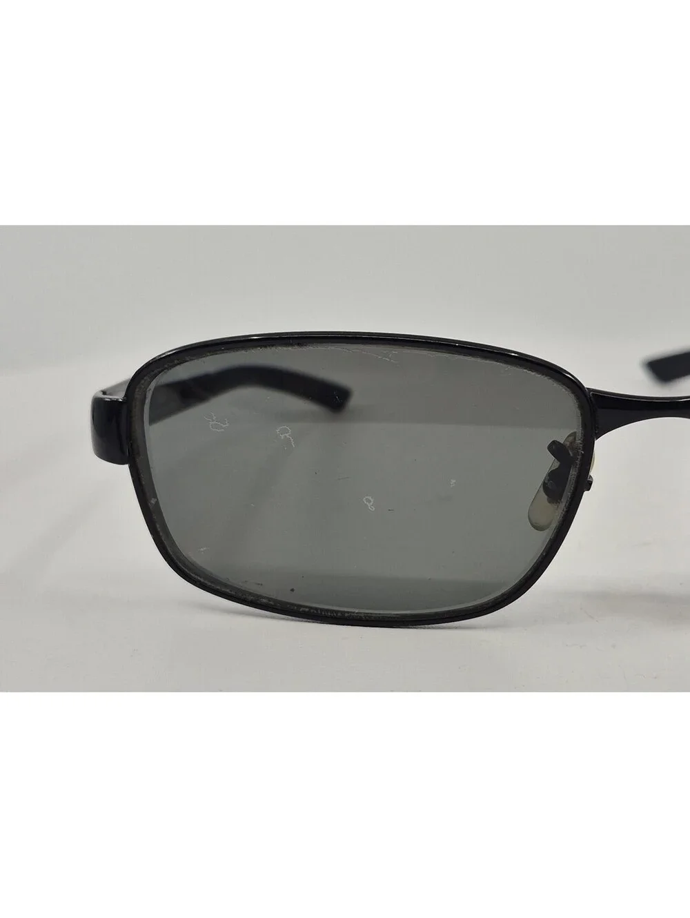 Ray Ban RB3413 002 Sunglasses Frames Black Metal Wrap 59-18 3N Made in Italy